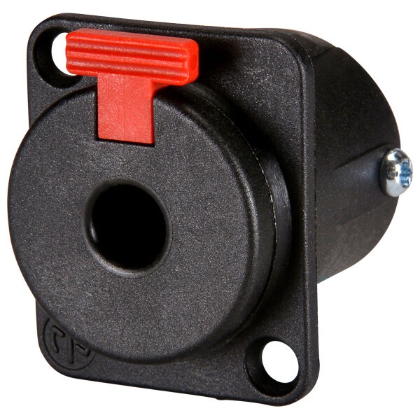 Main product image for Neutrik NJ3FP6F-P 1/4" Locking Chassis Jack Plastic 092-086